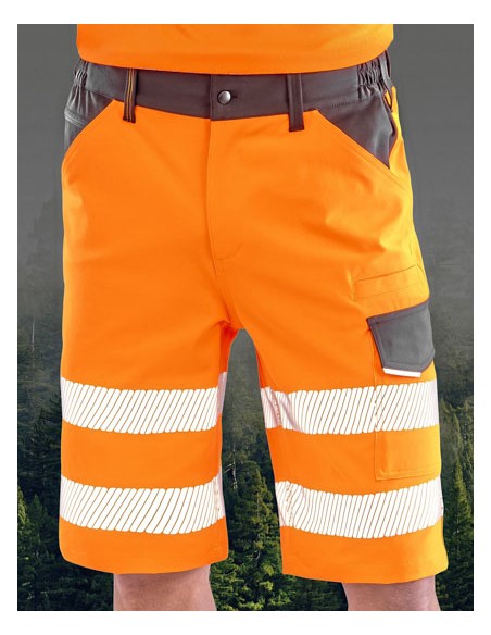 RES-R519X-Recycled Dynamic Stretch Safety Shorts 2